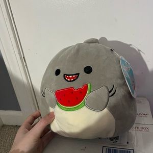 NWT Gordon the Shark with Watermelon Squishmallow 8”